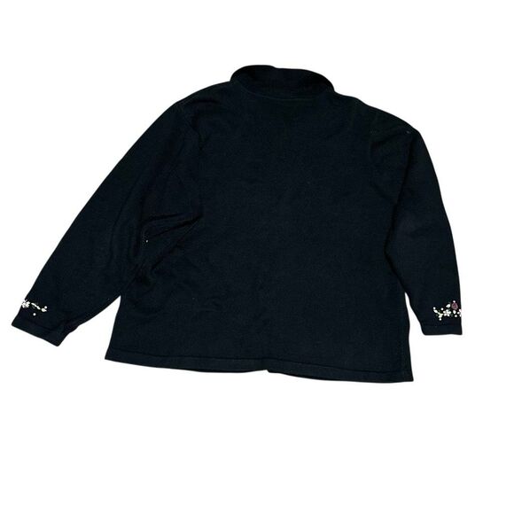 B.P. Design vintage Christmas sweater embellished stockings bling XXL - Picture 2 of 10